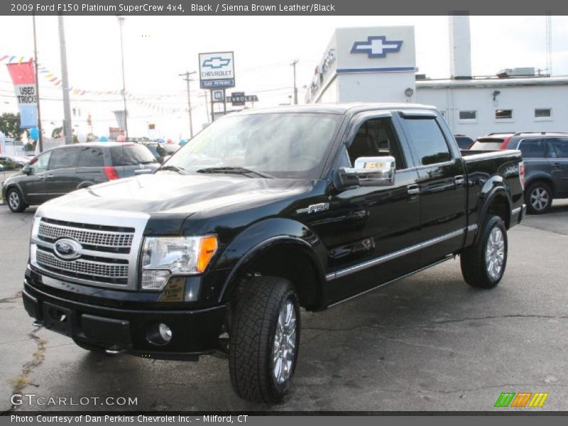 Black / Sienna Brown Leather/Black 2009 Ford F150 Platinum SuperCrew 4x4