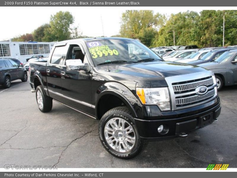 Black / Sienna Brown Leather/Black 2009 Ford F150 Platinum SuperCrew 4x4