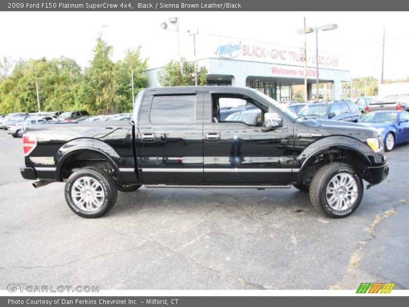 Black / Sienna Brown Leather/Black 2009 Ford F150 Platinum SuperCrew 4x4