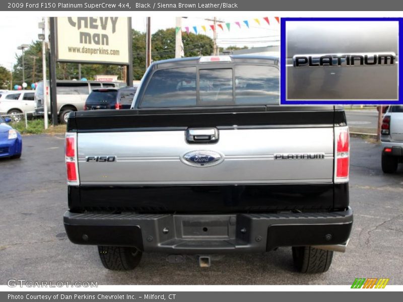 Black / Sienna Brown Leather/Black 2009 Ford F150 Platinum SuperCrew 4x4