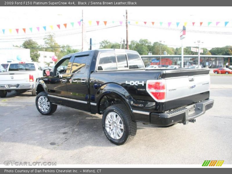 Black / Sienna Brown Leather/Black 2009 Ford F150 Platinum SuperCrew 4x4