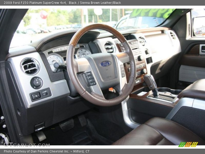 Black / Sienna Brown Leather/Black 2009 Ford F150 Platinum SuperCrew 4x4