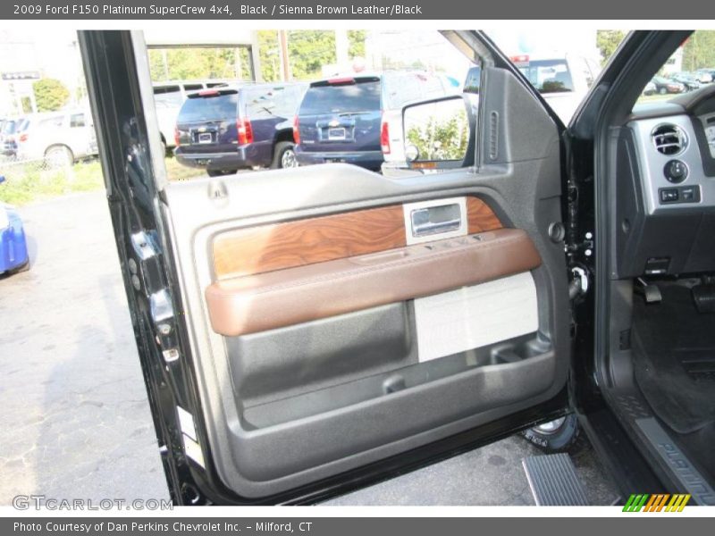 Black / Sienna Brown Leather/Black 2009 Ford F150 Platinum SuperCrew 4x4