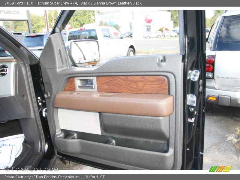 Black / Sienna Brown Leather/Black 2009 Ford F150 Platinum SuperCrew 4x4