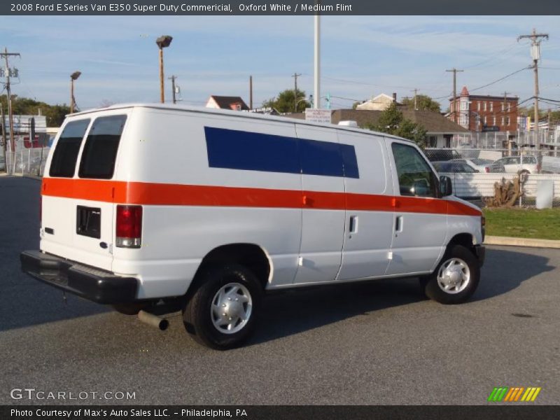 Oxford White / Medium Flint 2008 Ford E Series Van E350 Super Duty Commericial