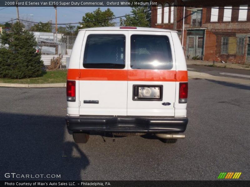 Oxford White / Medium Flint 2008 Ford E Series Van E350 Super Duty Commericial