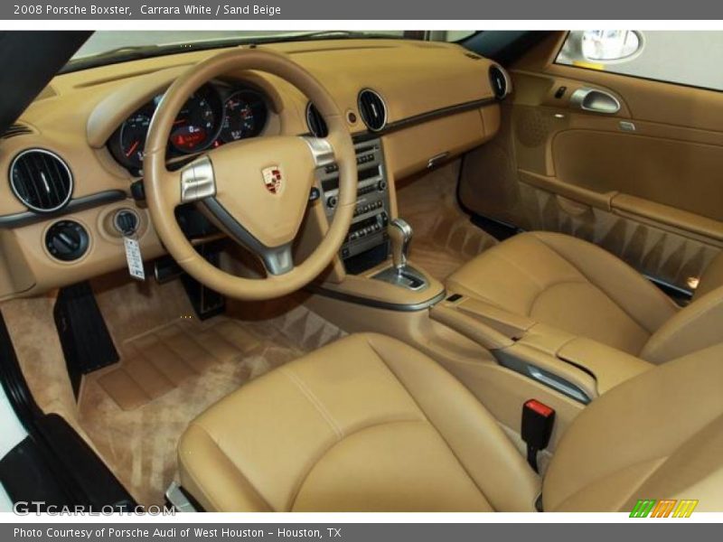  2008 Boxster  Sand Beige Interior