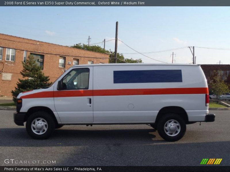 Oxford White / Medium Flint 2008 Ford E Series Van E350 Super Duty Commericial