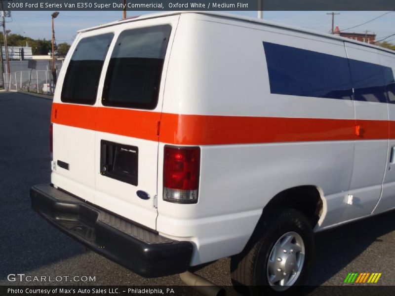 Oxford White / Medium Flint 2008 Ford E Series Van E350 Super Duty Commericial