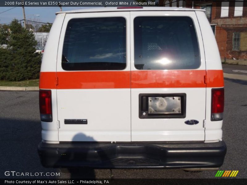Oxford White / Medium Flint 2008 Ford E Series Van E350 Super Duty Commericial