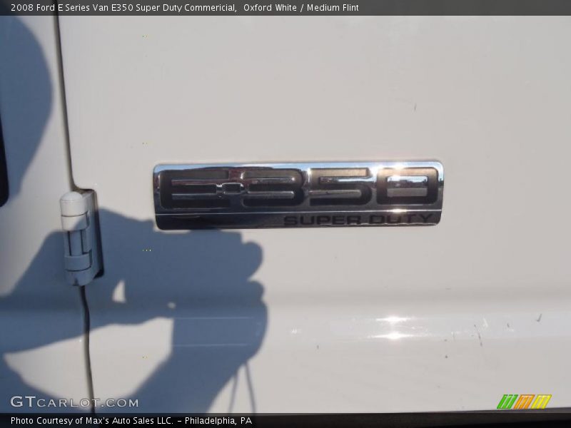 Oxford White / Medium Flint 2008 Ford E Series Van E350 Super Duty Commericial