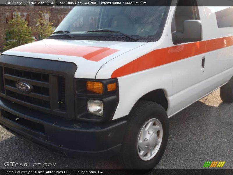 Oxford White / Medium Flint 2008 Ford E Series Van E350 Super Duty Commericial