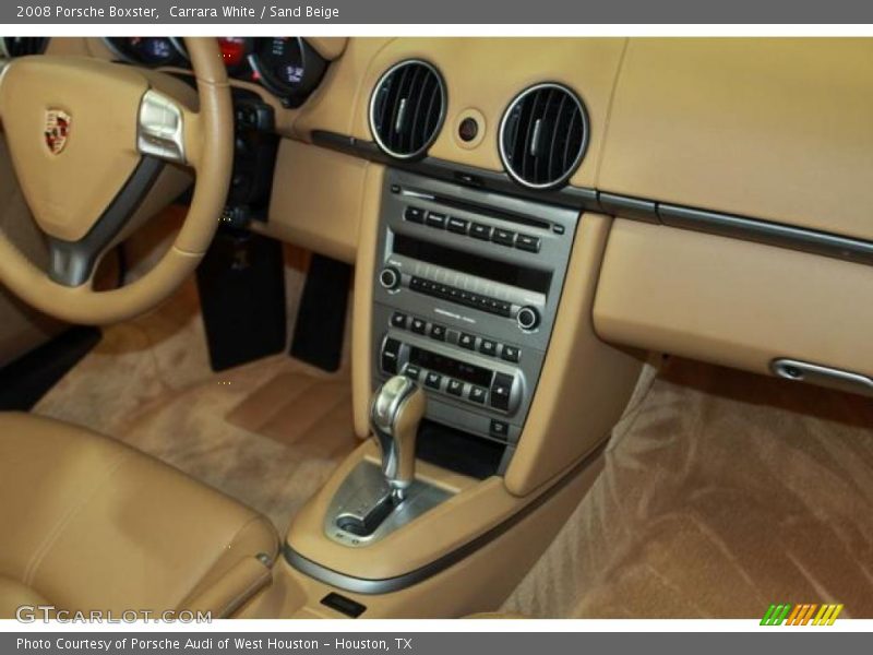 Controls of 2008 Boxster 