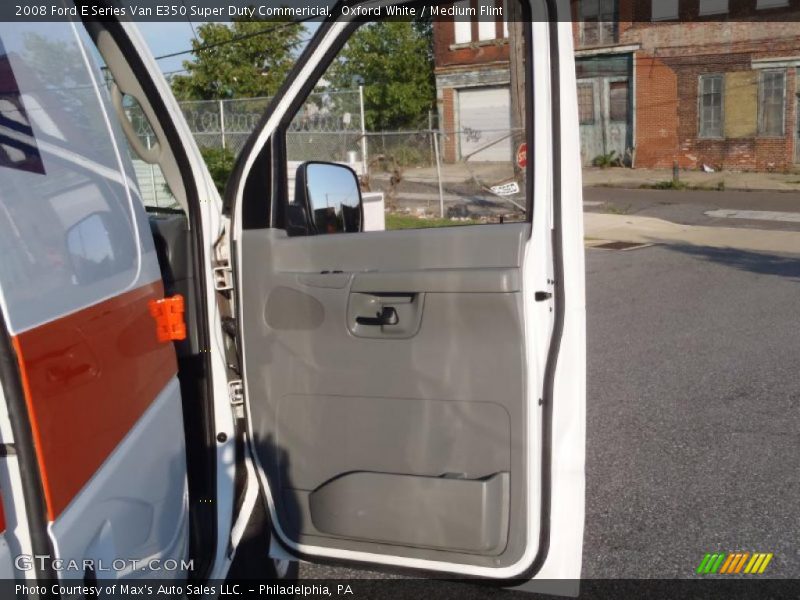 Oxford White / Medium Flint 2008 Ford E Series Van E350 Super Duty Commericial