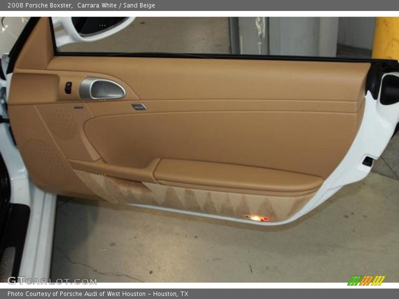 Carrara White / Sand Beige 2008 Porsche Boxster