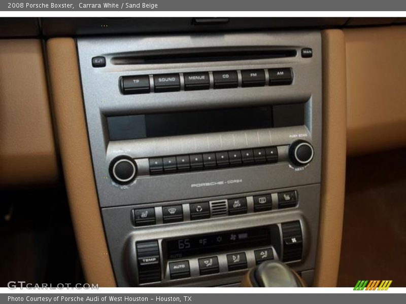 Controls of 2008 Boxster 