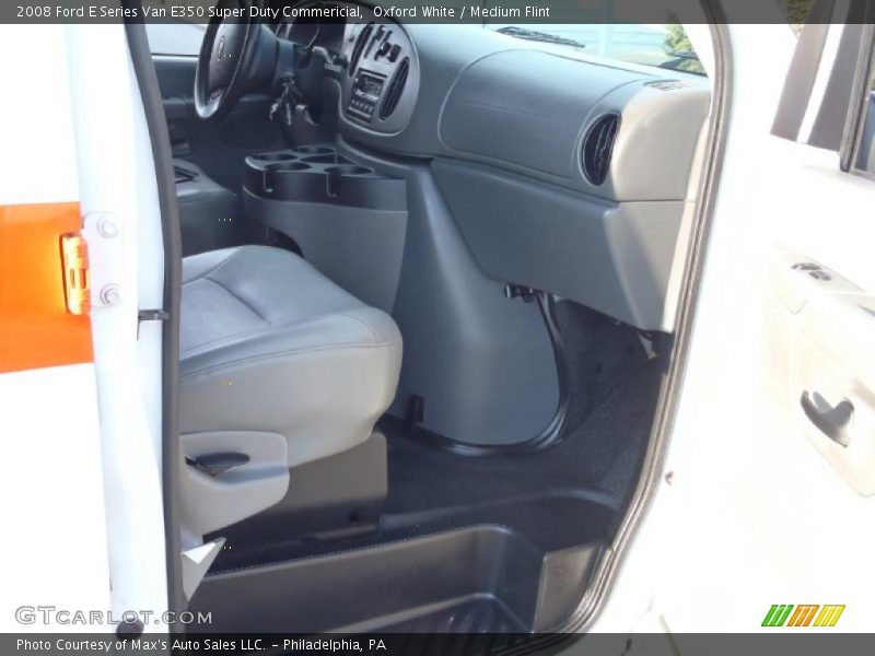 Oxford White / Medium Flint 2008 Ford E Series Van E350 Super Duty Commericial