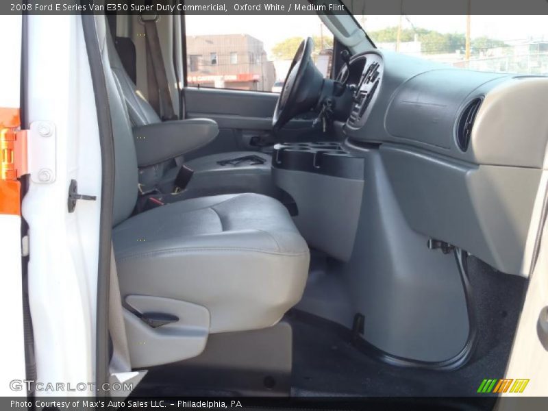 Oxford White / Medium Flint 2008 Ford E Series Van E350 Super Duty Commericial