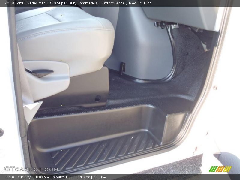 Oxford White / Medium Flint 2008 Ford E Series Van E350 Super Duty Commericial