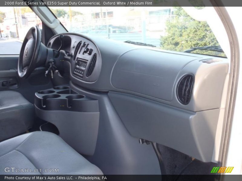 Oxford White / Medium Flint 2008 Ford E Series Van E350 Super Duty Commericial