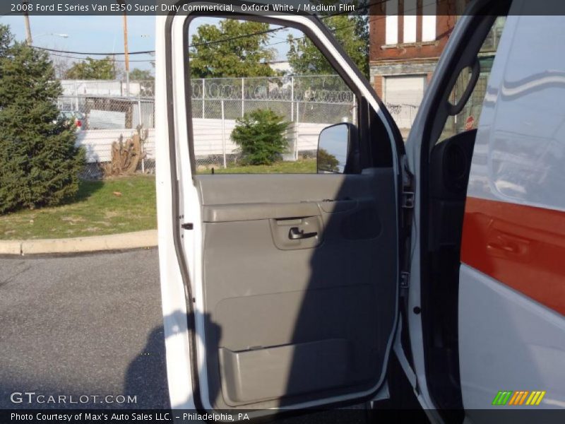 Oxford White / Medium Flint 2008 Ford E Series Van E350 Super Duty Commericial