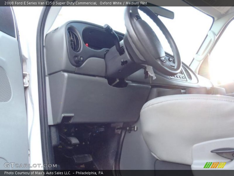 Oxford White / Medium Flint 2008 Ford E Series Van E350 Super Duty Commericial