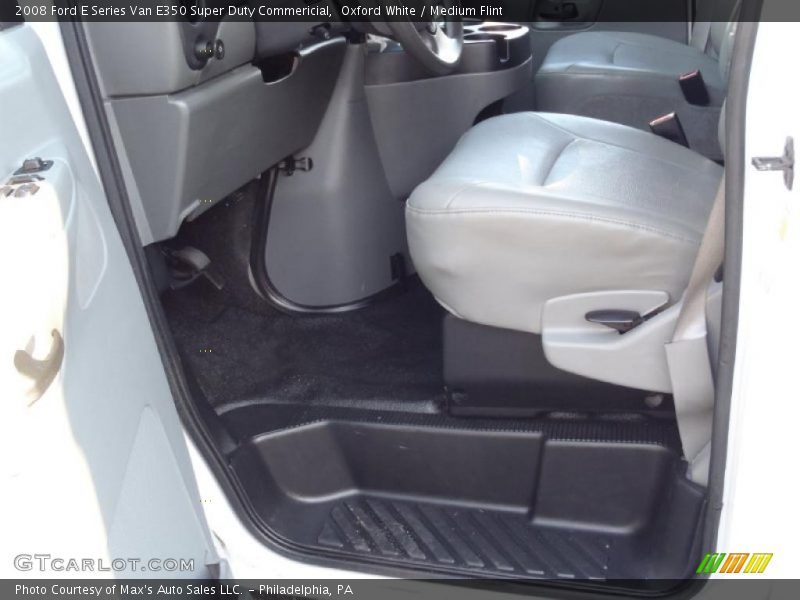 Oxford White / Medium Flint 2008 Ford E Series Van E350 Super Duty Commericial