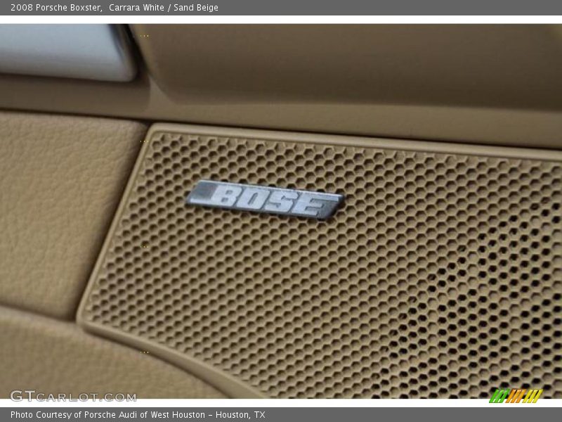 Carrara White / Sand Beige 2008 Porsche Boxster