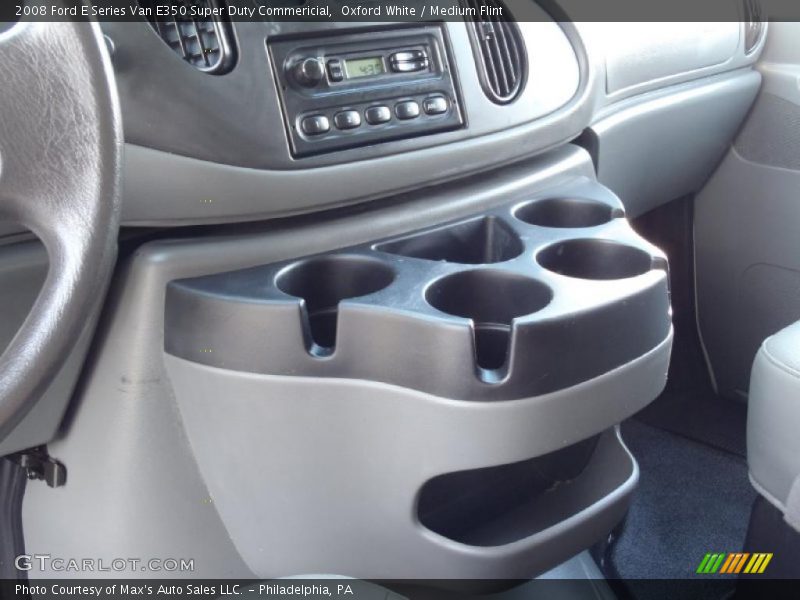 Oxford White / Medium Flint 2008 Ford E Series Van E350 Super Duty Commericial