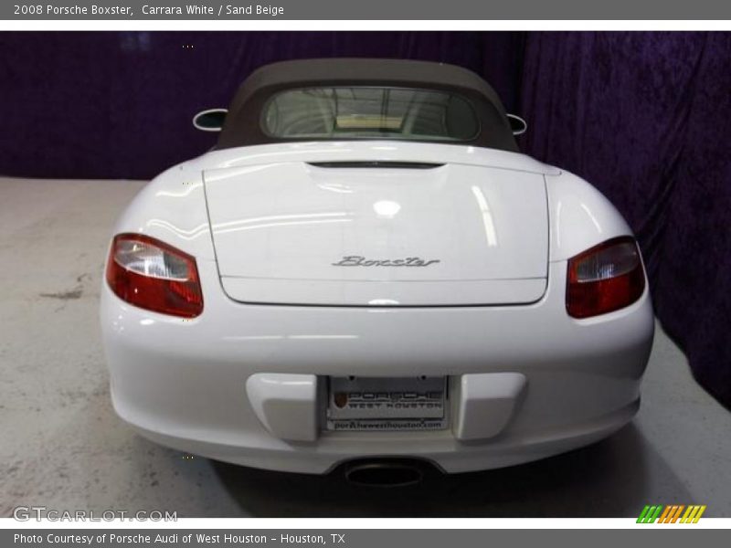 Carrara White / Sand Beige 2008 Porsche Boxster