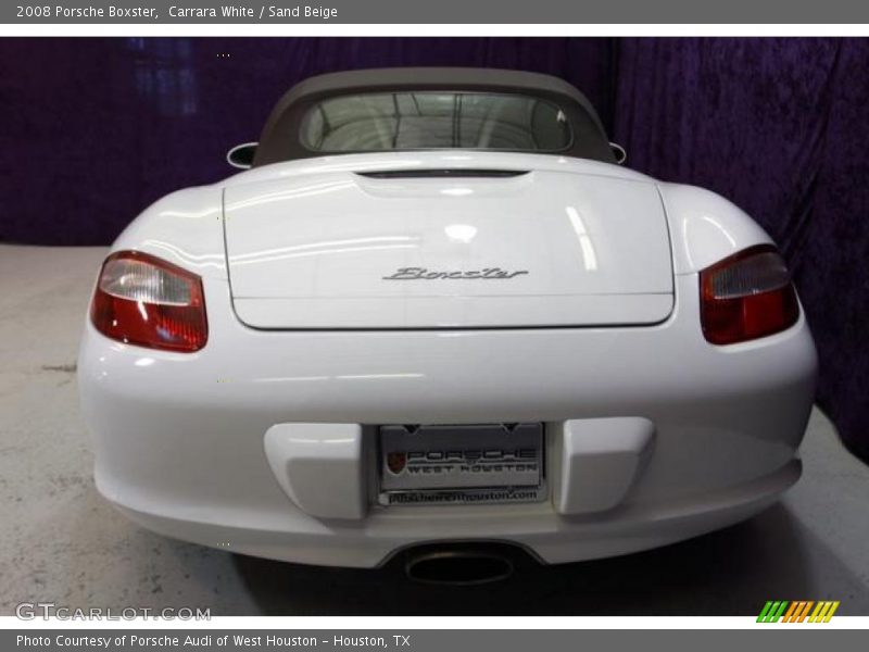 Carrara White / Sand Beige 2008 Porsche Boxster