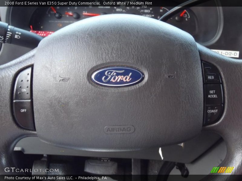 Oxford White / Medium Flint 2008 Ford E Series Van E350 Super Duty Commericial