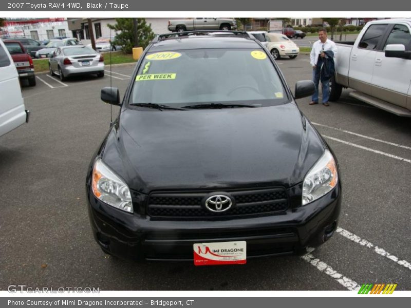 Black / Taupe 2007 Toyota RAV4 4WD