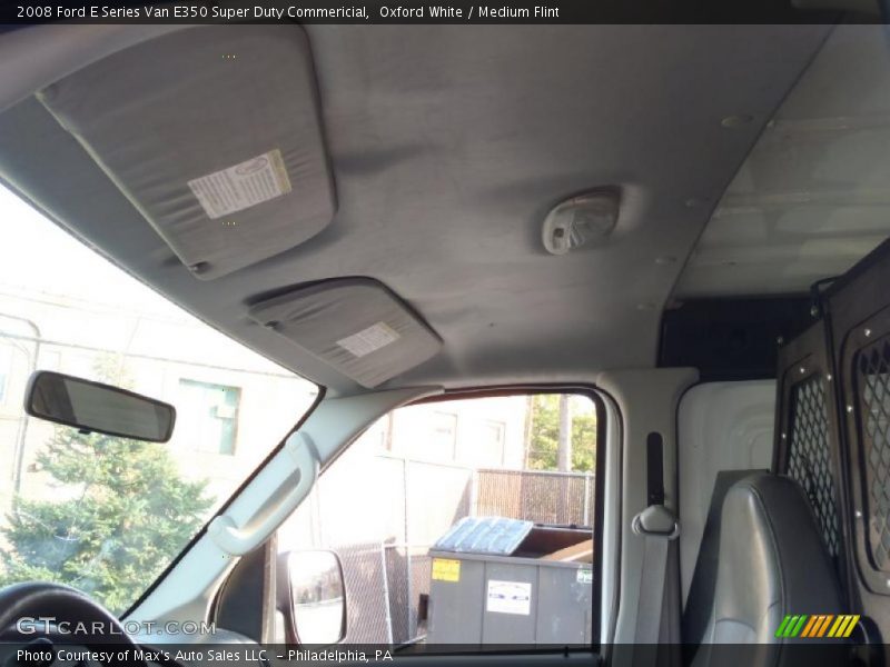 Oxford White / Medium Flint 2008 Ford E Series Van E350 Super Duty Commericial