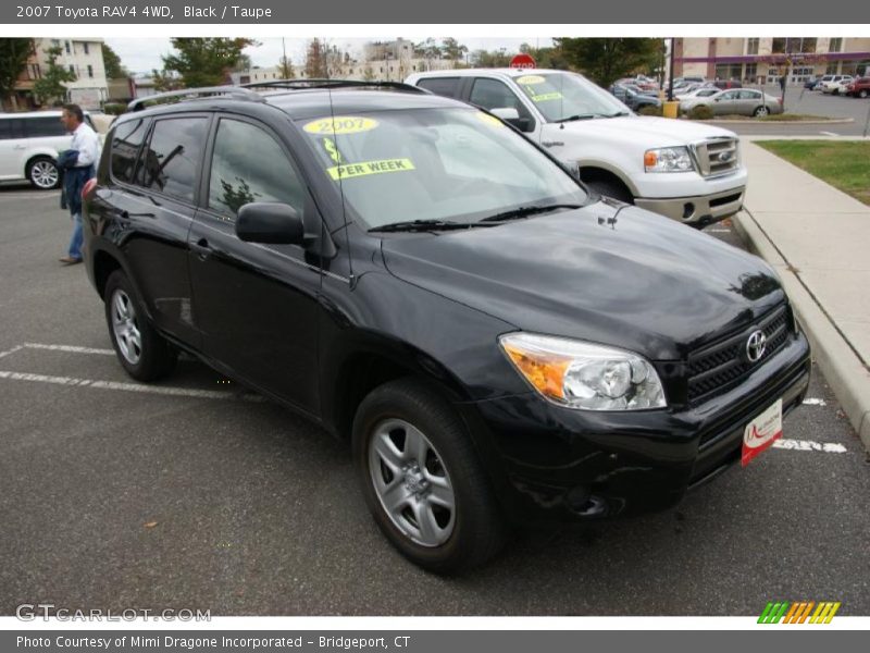 Black / Taupe 2007 Toyota RAV4 4WD