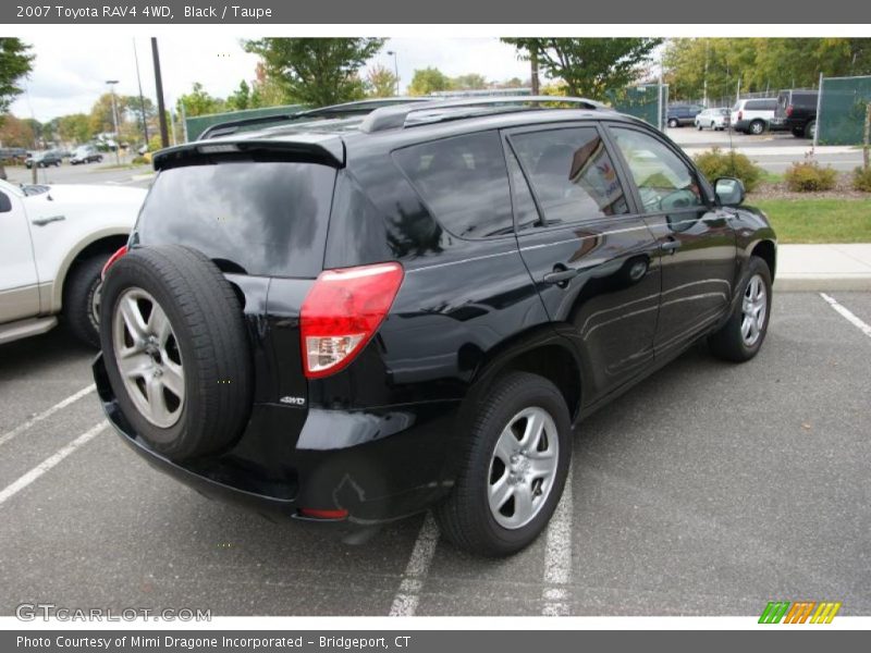 Black / Taupe 2007 Toyota RAV4 4WD