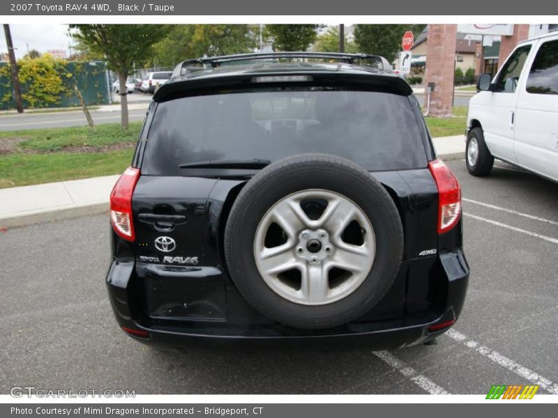 Black / Taupe 2007 Toyota RAV4 4WD