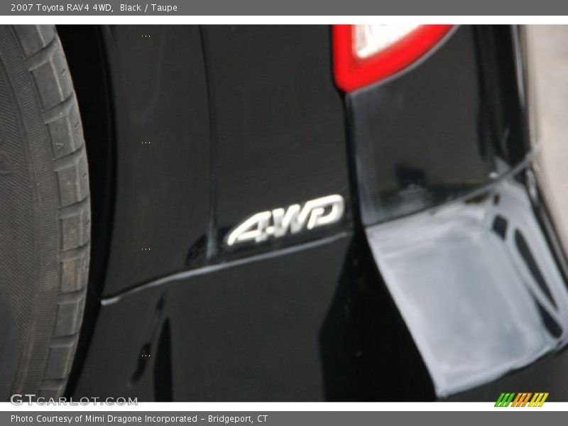 Black / Taupe 2007 Toyota RAV4 4WD