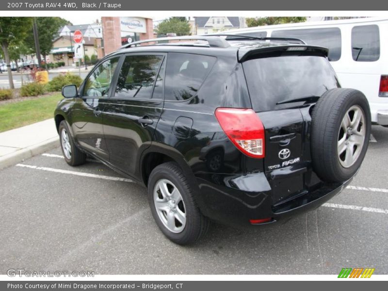 Black / Taupe 2007 Toyota RAV4 4WD
