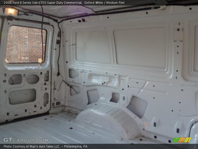 Oxford White / Medium Flint 2008 Ford E Series Van E350 Super Duty Commericial