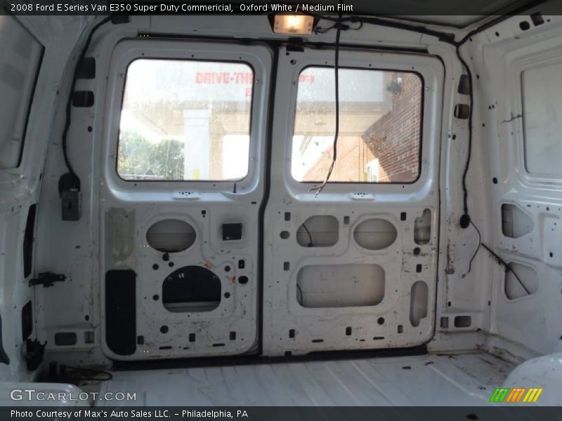 Oxford White / Medium Flint 2008 Ford E Series Van E350 Super Duty Commericial