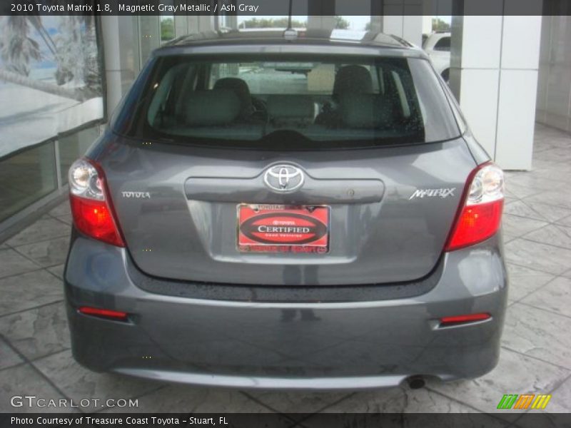 Magnetic Gray Metallic / Ash Gray 2010 Toyota Matrix 1.8