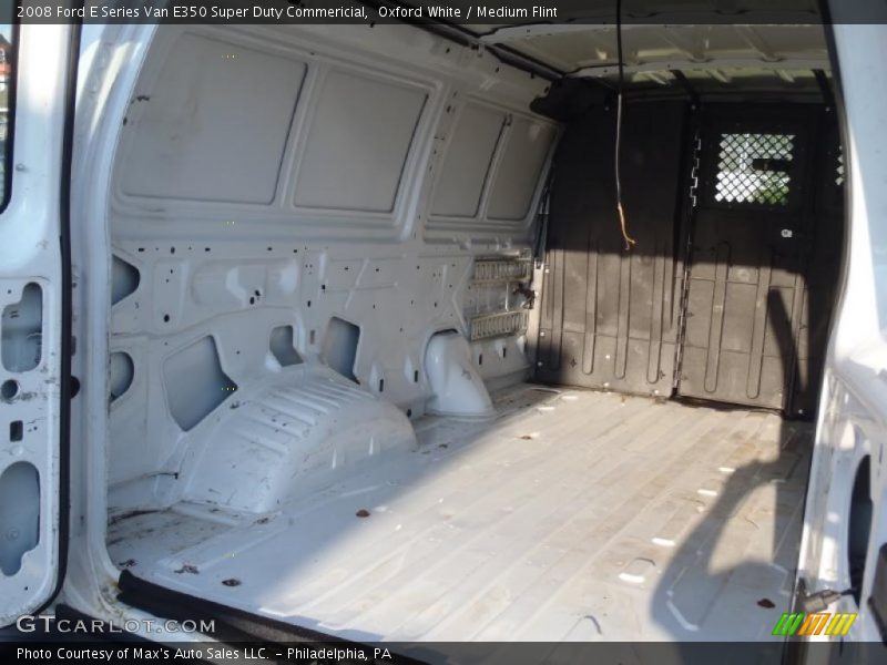 Oxford White / Medium Flint 2008 Ford E Series Van E350 Super Duty Commericial