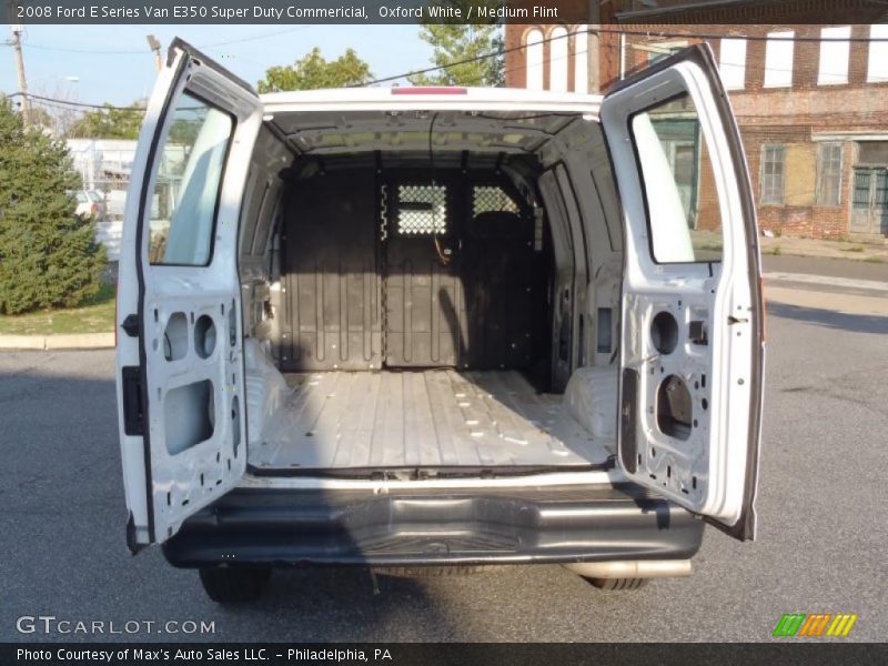 Oxford White / Medium Flint 2008 Ford E Series Van E350 Super Duty Commericial