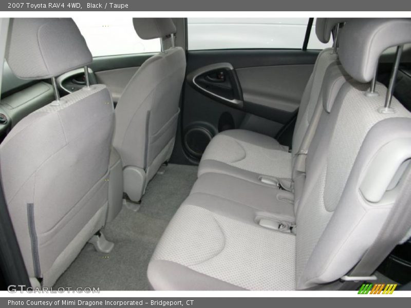 Black / Taupe 2007 Toyota RAV4 4WD