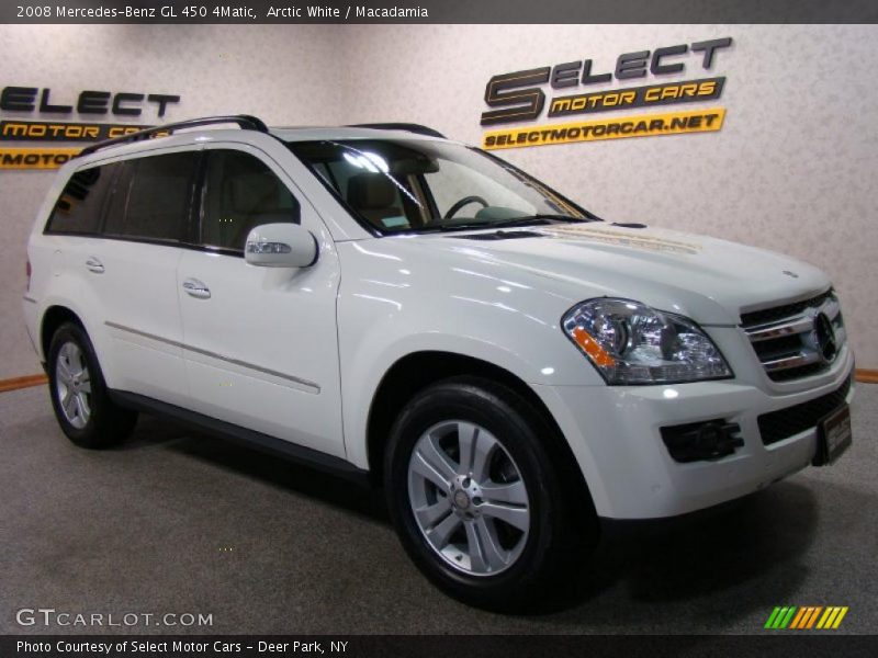 Arctic White / Macadamia 2008 Mercedes-Benz GL 450 4Matic