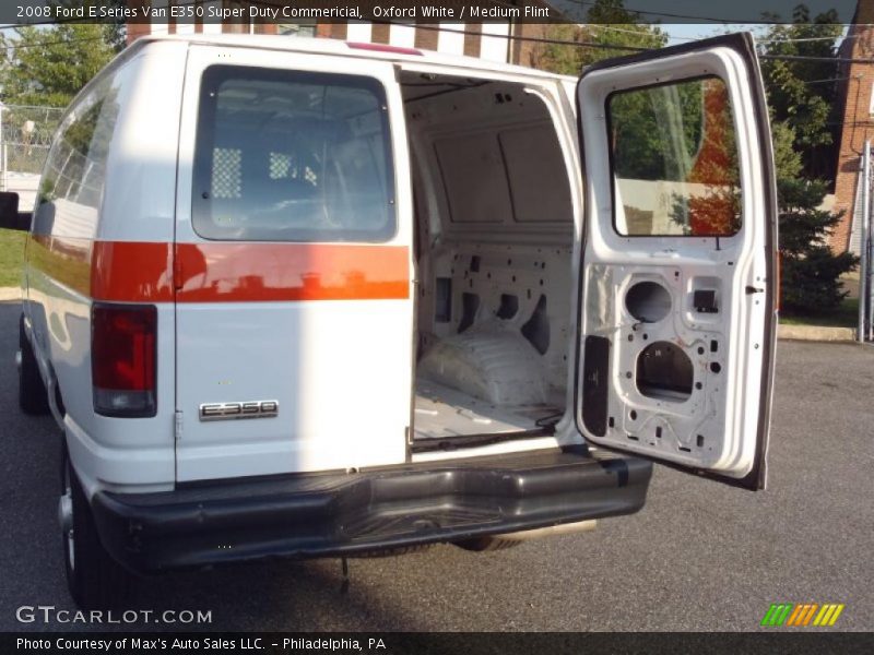 Oxford White / Medium Flint 2008 Ford E Series Van E350 Super Duty Commericial