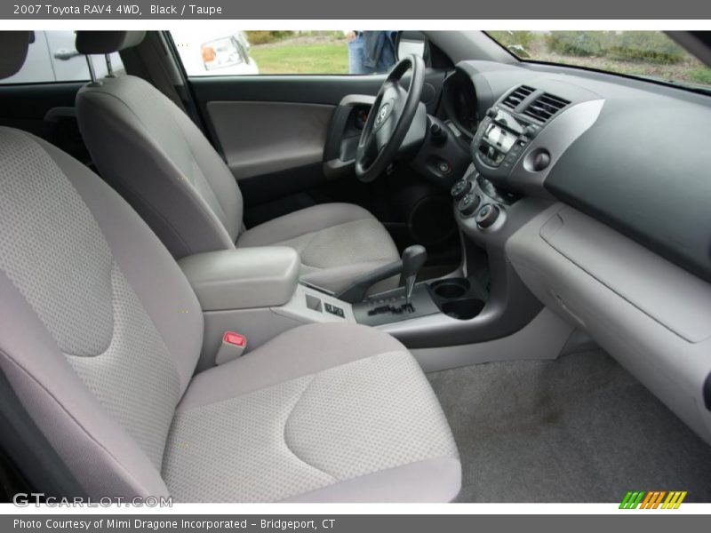 Black / Taupe 2007 Toyota RAV4 4WD