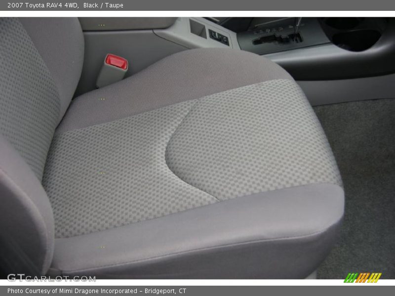 Black / Taupe 2007 Toyota RAV4 4WD