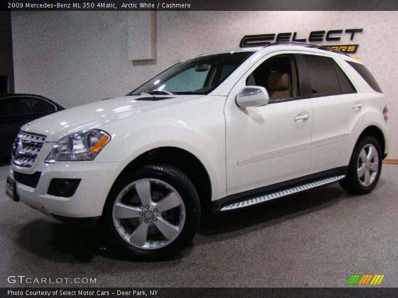 Arctic White / Cashmere 2009 Mercedes-Benz ML 350 4Matic